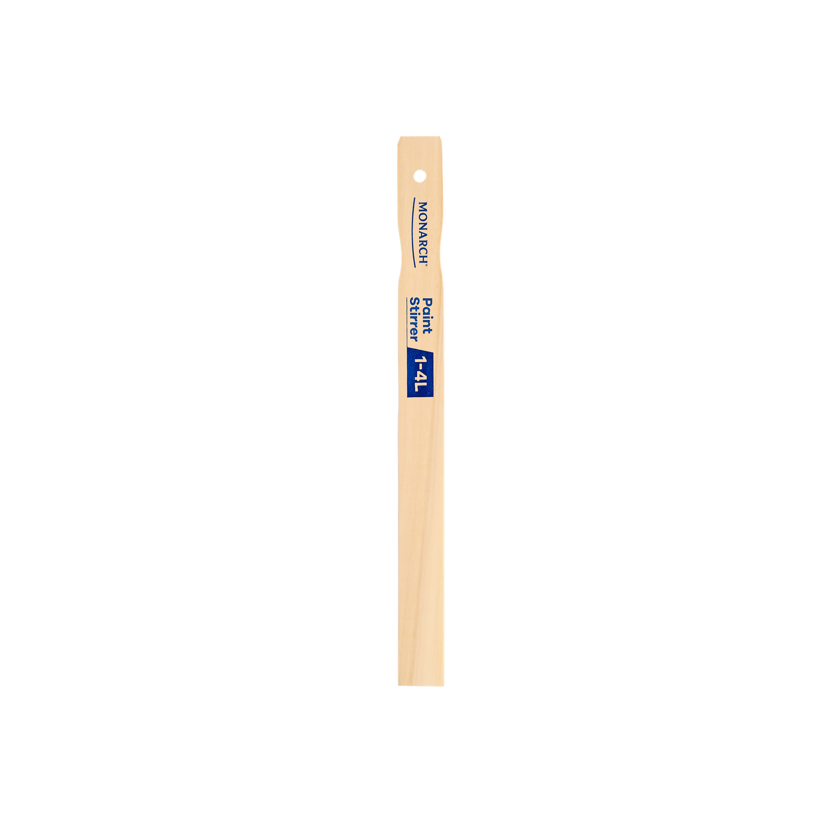 Monarch 1-4L Timber Paint Stirrer, Reusable with Curved Handle for Paint & Glue