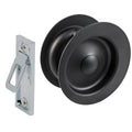 Gainsborough Circular Passage Sliding Door Set - 54mm - Matt Black - Non-Locking - SuperSaverAU - view 1