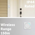 Arlec 150m Wireless Door Chime - Battery Operated - White - 38 Tones - SuperSaverAU - view 2