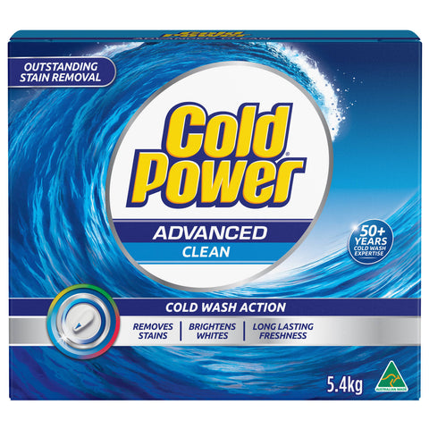 Cold Power Advanced Clean 5.4kg Laundry Powder Detergent