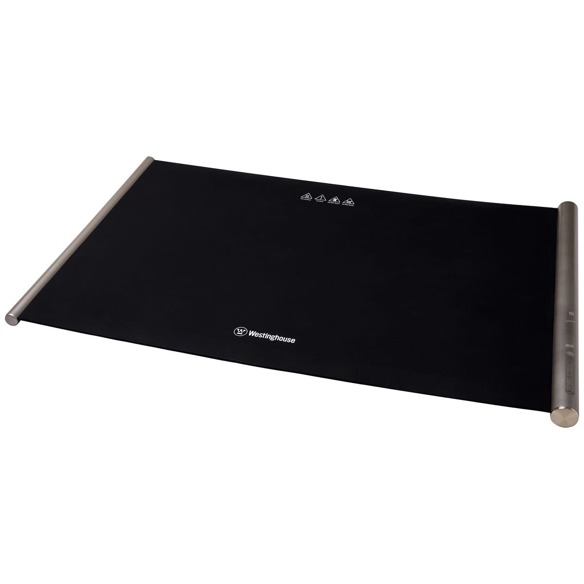 Westinghouse portable silicone food warmer heat mat 400W - Black, 3 heat settings, 3 timers - WHFWM01K