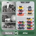 Glass Food Storage Containers 10 Pack - 1040ml and 370ml - Borosilicate Glass, Snap Lids with Silicone Seals, BPA Free