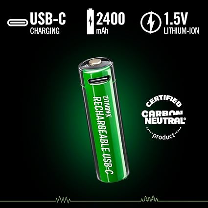 COAST ZITHION-X AA/AAA USB-C Rechargeable Lithium Batteries 8 Pack - SuperSaverAU - view 3