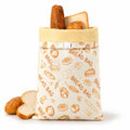 Beeswax Linen Bread Bag - Reusable, Freezer Friendly