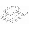 Smeg 30cm 2 Burner Gas Cooktop - Stainless Steel - Ultra Low Profile - Flame Failure System - PGA32G