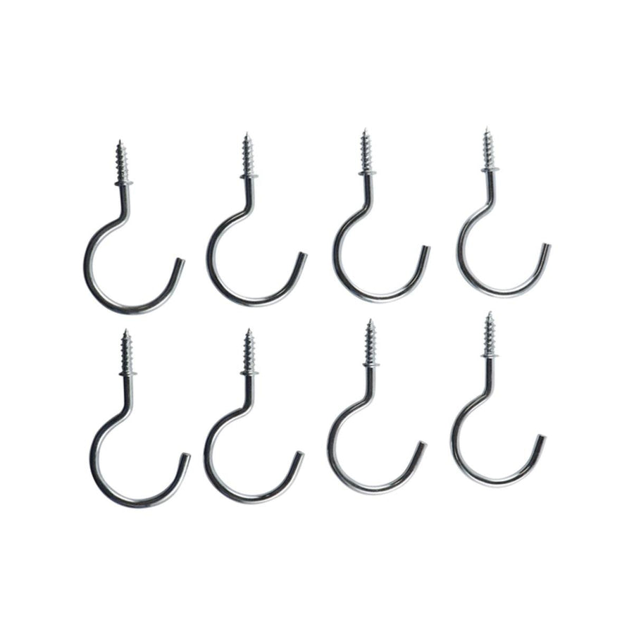 Everhang Cup Hooks - 28mm - Zinc Plated - 8 Pack - SuperSaverAU - view 1