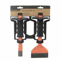 Craftright Cold Chisel Set - 25mm & 100mm - Hardened Steel - Plastic Handles - SuperSaverAU - view 2