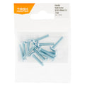 Taskmaster 5/32 x 20mm Zinc Plated Knob & Handle Bolt - 12 Pack