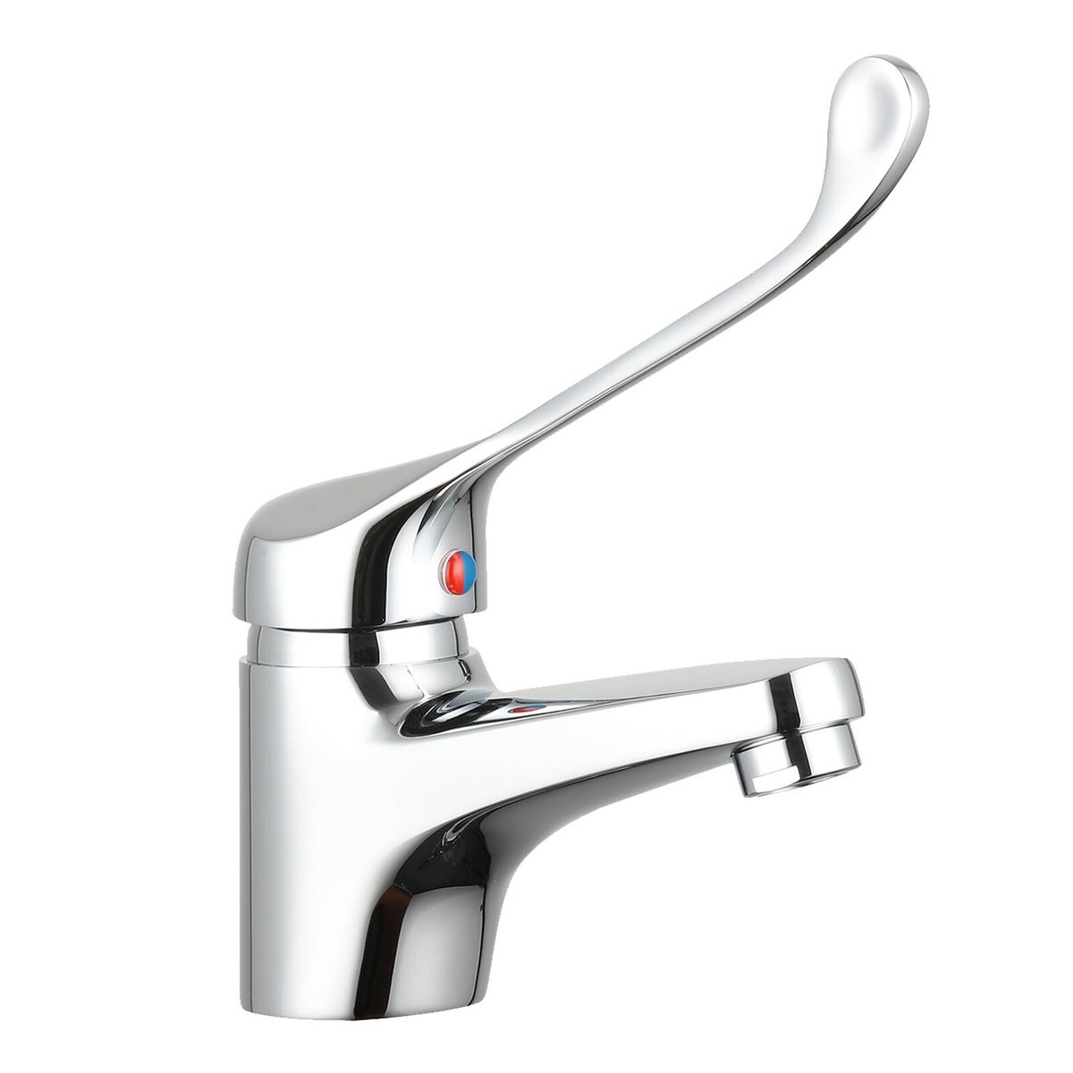 Evekare Chrome Extended Wrist Lever Basin Mixer - 130mm x 260mm - Easy Access - SuperSaverAU - view 1