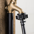 Pope 13mm Nut and Tail to Suit 20/25mm Tap - Black Polypropylene Irrigation Fitting