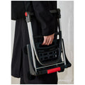 Rolser One Tweed TShop 4 wheel swivelling trolley and backpack - 27L - Black - R-ONE001-1023