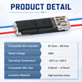 Quick-Connect Wire Connectors 18-22 AWG - 100 Pack