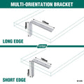 Carinya 125 x 100mm Heavy Duty Galvanised Steel Angle Bracket Indoor Outdoor