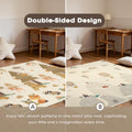 Foldable Baby Play Mat 200 x 180cm - Forest - Upgraded 2cm XPE Foam, Waterproof, Reversible