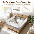 Folding Bed Rail for Toddlers - 200 x 60cm Extra Long - Anchor Straps, AS/NZS 8124 Certified