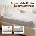 Folding Bed Rail for Toddlers - 200 x 60cm Extra Long - Anchor Straps, AS/NZS 8124 Certified