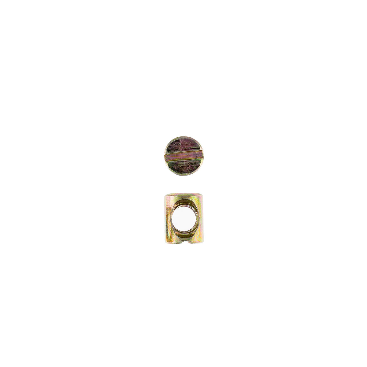 Taskmaster M8 Electro Brass Cross Connector Dowel 4 Pack