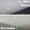 Arlec 7W 70mm IP65 Tricolour Dimmable LED Downlight 240V White Indoor Outdoor ALD270