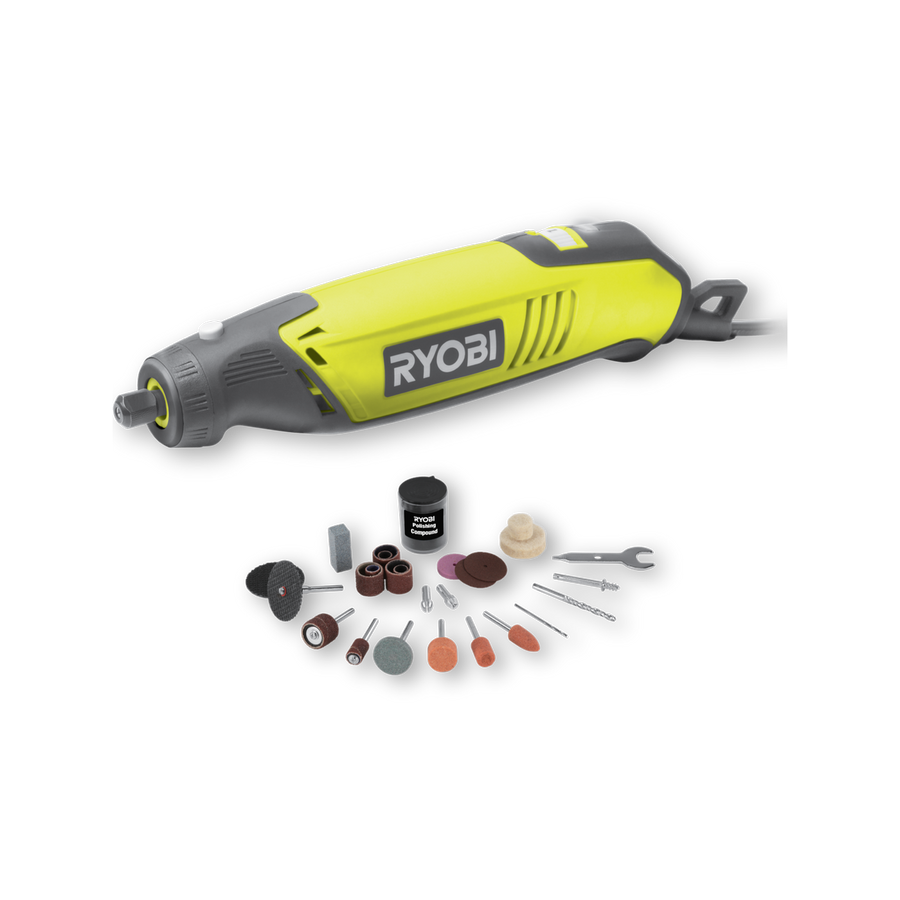 Ryobi Essential Rotary Tool RRT090 - 30 Accessories - 150W - 240V - Versatile DIY - SuperSaverAU - view 1