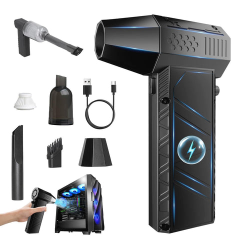 4-in-1 Cordless Air Duster and Vacuum - 140,000 RPM