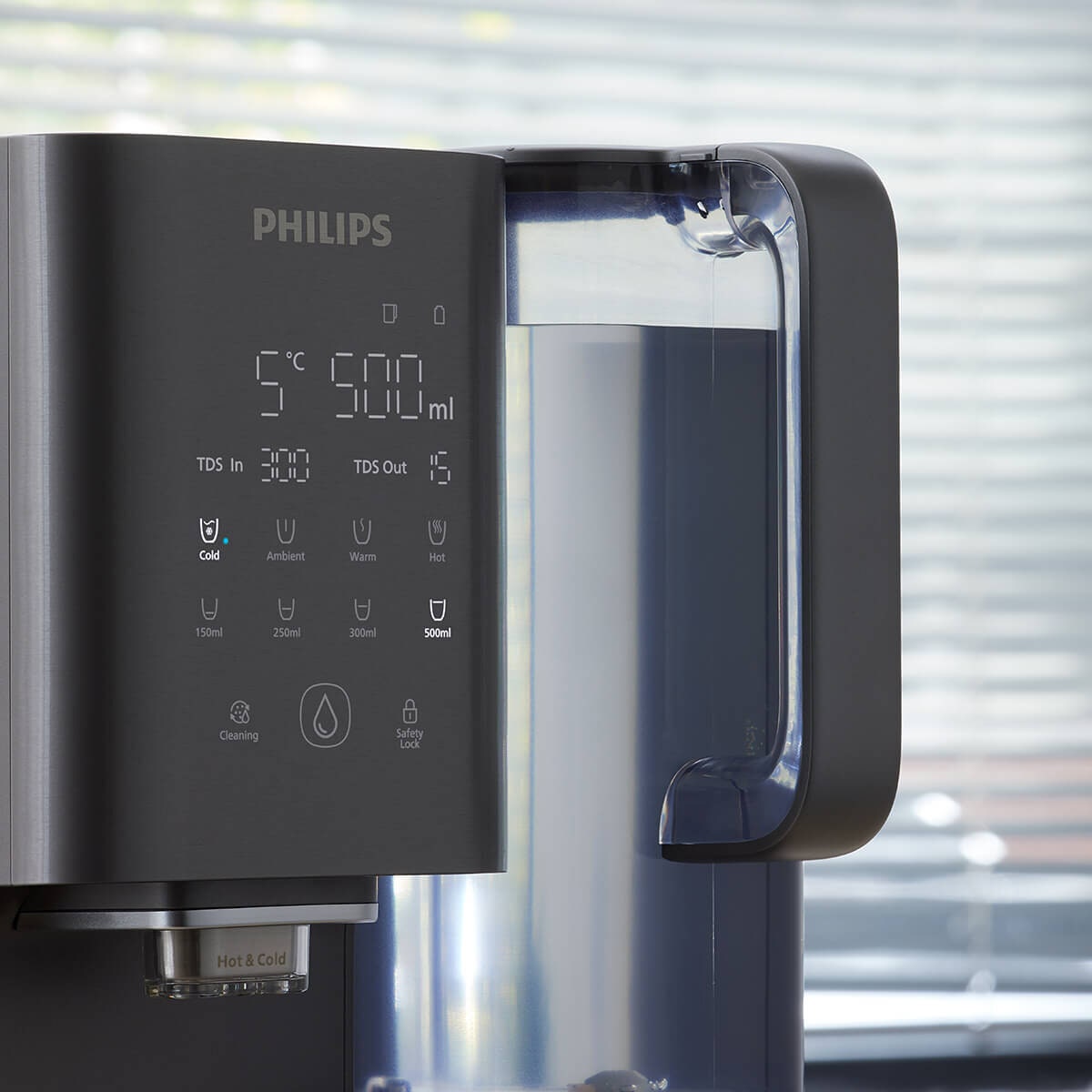 Philips RO Mineral Chilled Hot Water Station - Aquaporin Inside, Compressor Cooling, Grey - ADD6921DG
