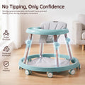 3-in-1 Baby Walker and Activity Table - Mint - 4 Height Positions, Folding Frame, 6-18 Months