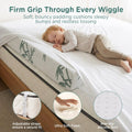 Toddler Bed Bumpers 2-Pack with Adjustable Straps - Memory Foam, Zip-Off Washable Cover