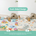 Foldable Baby Play Mat 200 x 180cm - Submarine World - 1cm XPE Foam, Reversible, Travel Bag