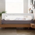Folding Bed Rail for Toddlers - 180 x 60cm - Height Adjustable, Anchor Straps, AS/NZS Certified