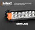 LED Light Bar 40 Inch Dual Row - 240W 18040 Lumens - Spot Flood Combo, IP68, Die Cast Aluminium, Oslon LEDs