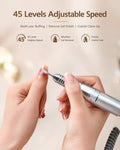 Portable Nail Drill 45,000 RPM - Manicure and Pedicure