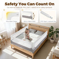 Folding Bed Rail for Toddlers - 150 x 60cm - Height Adjustable, Anchor Straps, AS/NZS Certified