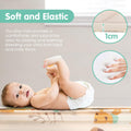 Foldable Baby Play Mat 200 x 180cm - Woodland Bear - 1cm XPE Foam, Reversible, Travel Bag