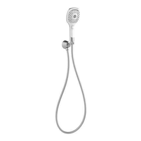 Mondella Cadenza White 3 Function Hand Shower Set, ABS, 9L/min 3 Star WELS