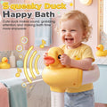 Baby Bath Shower Stand - Green - 9 Height Levels, Anti-Slip Base, Anti-Pinch Silicone