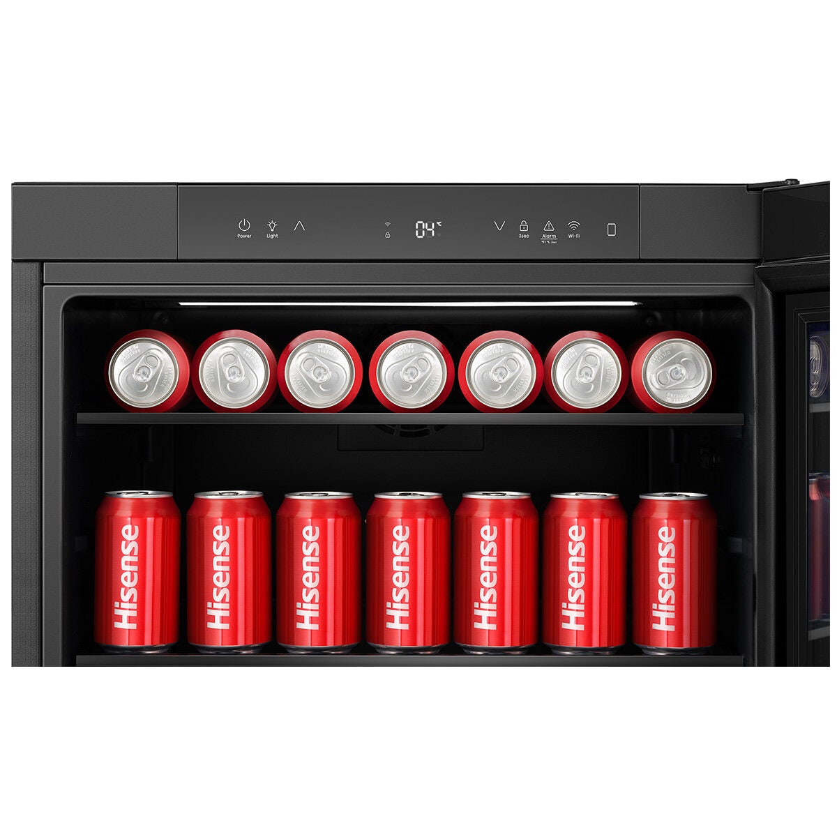 Hisense 137L Beverage Centre - Black, 140 Can Capacity, ConnectLife Enabled, Reversible Door - HRBC137