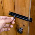 Taskmaster 100mm Matte Black Solid Brass Barrel Bolt