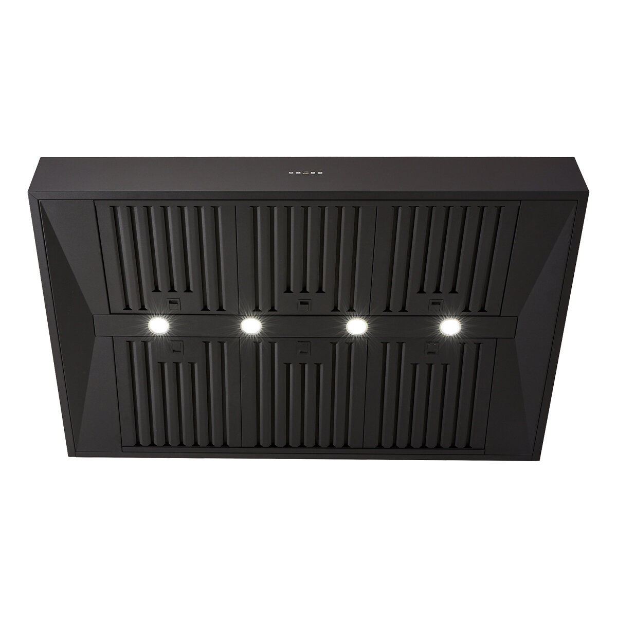 Schweigen 120cm Wall Mounted BBQ Rangehood - Black, 3000m³/h, 4 Speeds, Touch Controls - CL8912BSP2KIT