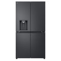 LG 637L French Door Fridge - Ice and Water, Matte Black, Inverter Linear Compressor - GF-L700MBL