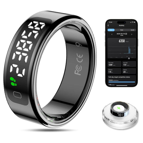 Smart Health Ring - Waterproof Fitness Tracker