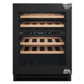 Vintec Integrated Dual Zone Wine Fridge - Customisable Panel Door, Quiet Inverter Compressor - VWD820SAP-X