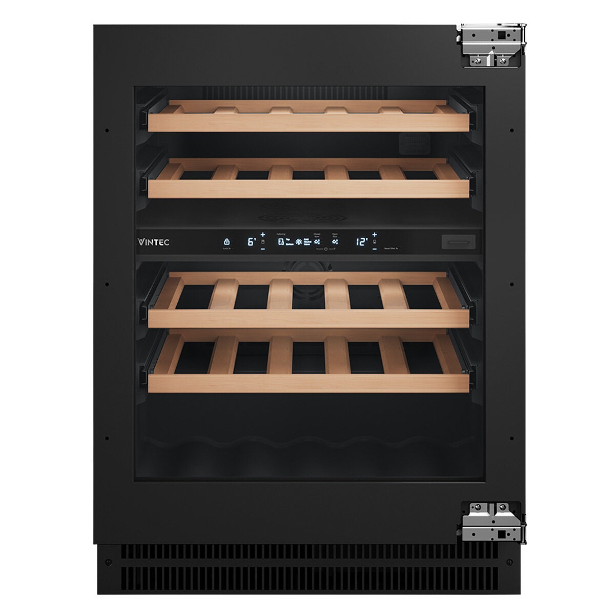 Vintec Integrated Dual Zone Wine Fridge - Customisable Panel Door, Quiet Inverter Compressor - VWD820SAP-X