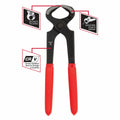 Trojan Carpenter S Pincer Plier 175mm Red and Black - Chrome Vanadium Steel - SuperSaverAU - view 3