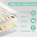 Foldable Baby Play Mat 200 x 180cm - Fish - 1cm XPE Foam, Reversible, Travel Bag Included