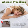 Bamboo Blend Quilt 200GSM - Double - All Seasons Comforter, 50% Bamboo 50% Polyester Fill, Baffle Box, Storage Bag