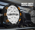 LED Driving Lights 7 Inch 2 Pack - Cool White - 13,226 Lumens Spot Beam, Adjustable Angle, DT Connectors, IP68