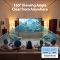 Outdoor Projector Screen with Stand 100 Inch - 235 x 198cm - 16:9, 1080P, 25mm Steel Frame, Carry Bag Included