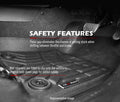 Custom Fit Car Floor Mats for Isuzu D-MAX 2021 Onwards - Black - Laser Measured TPE, Raised Edge, 3 Piece Set