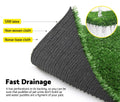 Artificial Grass Turf 2 x 10m - Olive 10mm Pile - 20sqm Synthetic Lawn, UV and Fire Tested, Perforated Backing