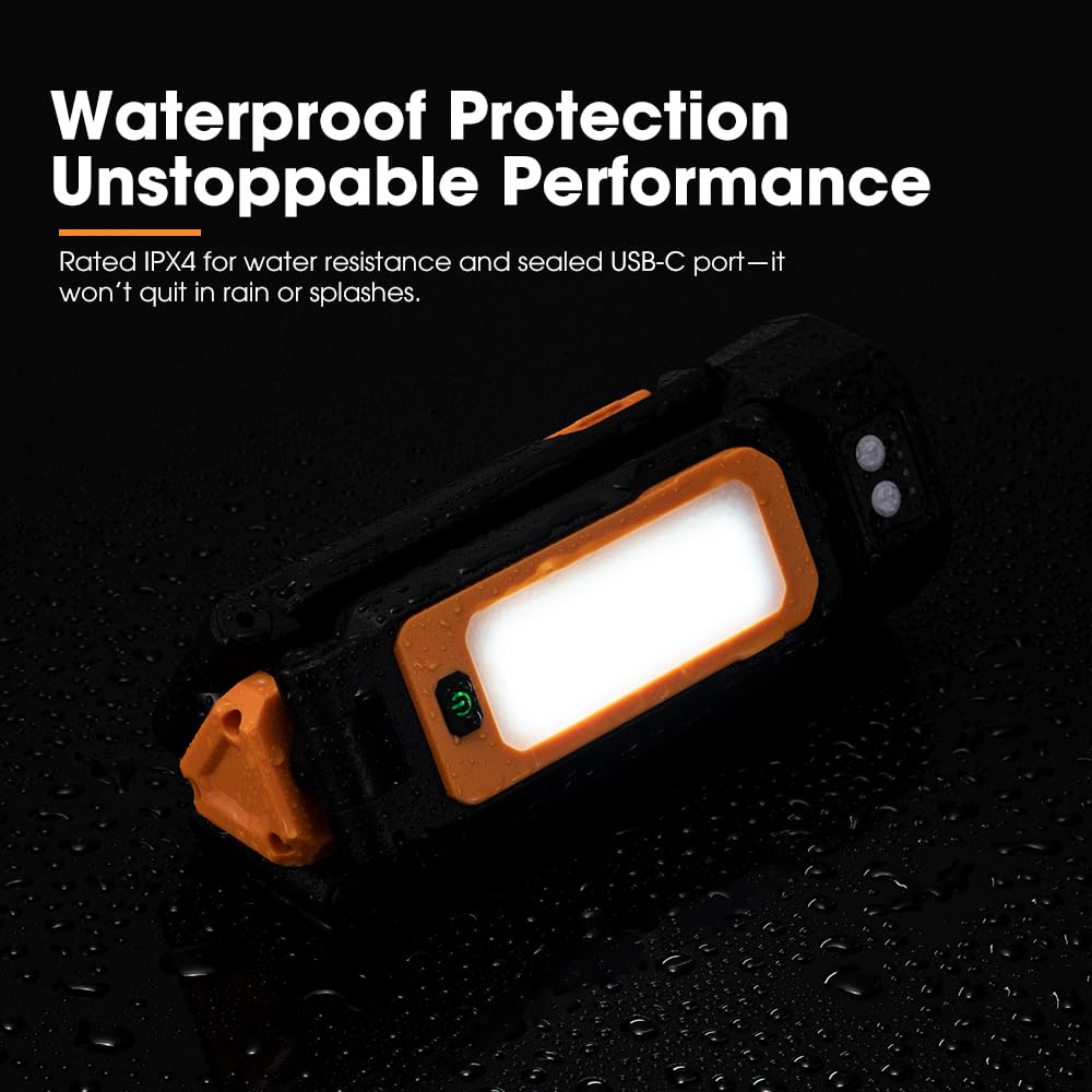 Telescopic Camping Light with Tripod - 1500 Lumens - Extends 98.5 to 220cm, 3 Adjustable Panels, IPX4, USB-C Rechargeabl